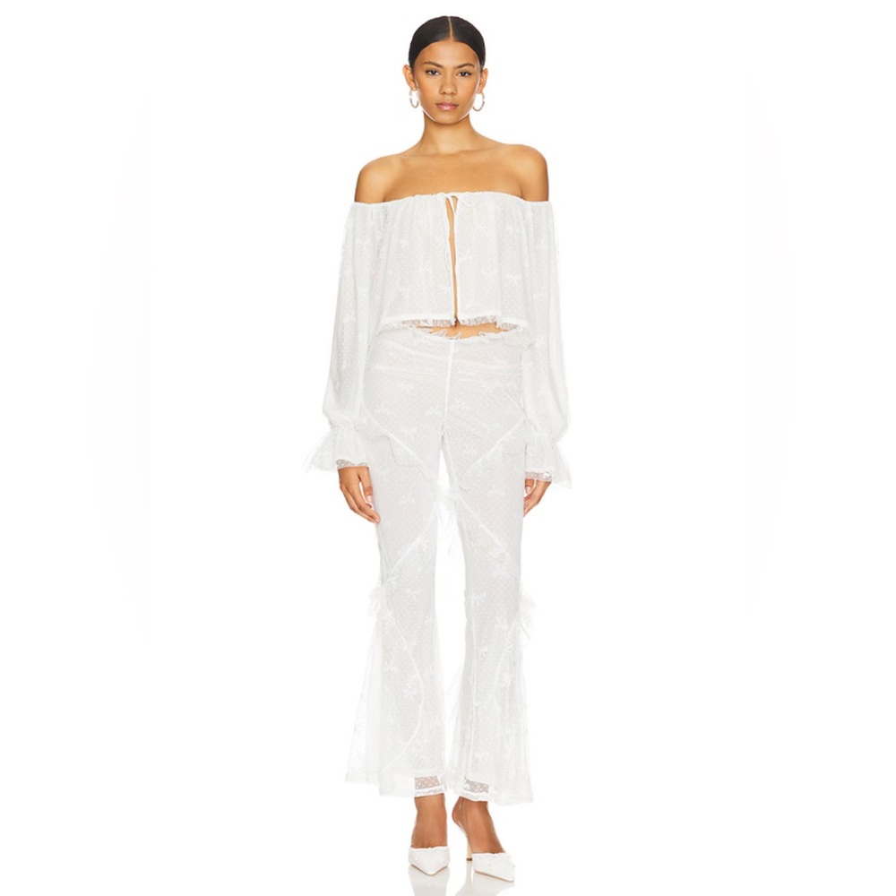 Loba Clares Top & Cuida Flare Pant Set NWT